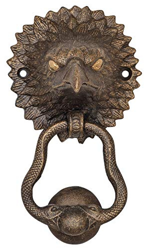 aubaho Türklopfer Adler Figur Skulptur Eisen Antik-Stil 19cm