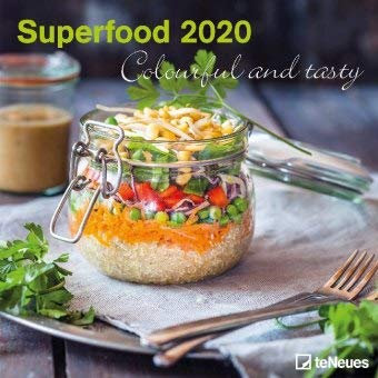 Superfood Colerful and Tasty - Broschurkalender - Kalender 2020 - teNeues-Verlag - Wandkalender mit leckerer Foodfotografie und Platz für Eintragungen - 30 cm x 30 cm (offen 30 cm x 60 cm)