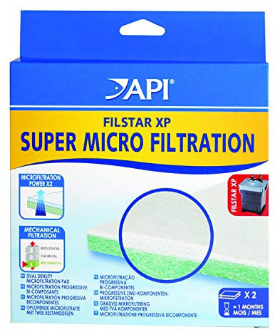 API (3 Pack) FilStar XP Super Micro Filtration for Aquariums 2 Pads