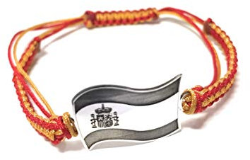 Desconocido Pulsera de España Unisex en Plata de Ley
