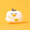 Kompatibel mit AirPods Hülle 1/2/Pro, weiße süße Ente, Schutzhülle aus Silikon für Kinder, Teenager, Mädchen, Jungen, lustige Kawaii Mode Cartoon 3D Abdeckung 1/2/Pro Schlüsselanhänger (AirPods Pro)