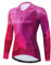 Cycling Jersey Long Sleeve Women Bike Top Cycle Shirt Road Bicycle Clothing MTB Mountain Biking Lady Clothes Autumn Pink XXXL