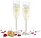 FORYOU24 Leonardo 2 Sektgläser mit Gravur des Namens zur Hochzeit Motiv Mr Mrs Sekt-Glas graviert Geschenkidee