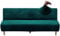 Jaotto Sofabezug Ohne Armlehne 2/3 Sitzer, Sofa Überwürfe Armlose Sofabettüberzug Jacqaurd Stretch Wasserdicht Waschbar, Sofaüberwurf Sofahusse für Clic Clac Klappcouch ohne Armlehnen,Samt#Dunkelgrün