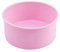 WATAWATA 6 Inch Silicone Cake Tins Cake Moulds Reusable Baking Cases Muffin Molds Cups Trays for Air Fryer of Muffins Puddings Bread (Pink, 6 inch)