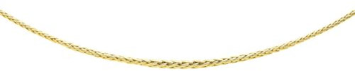 Collier Femme 42 cm - Maille Palmier - Or 18 Carats - Largeur centre 4 mm