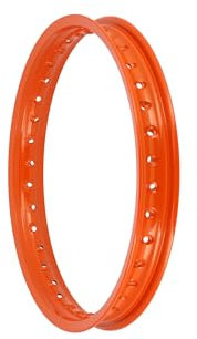 Felge 1,6 x 16 Alufelge Orange beschichtet - für Simson S50, S51, KR51 Schwalbe, SR4