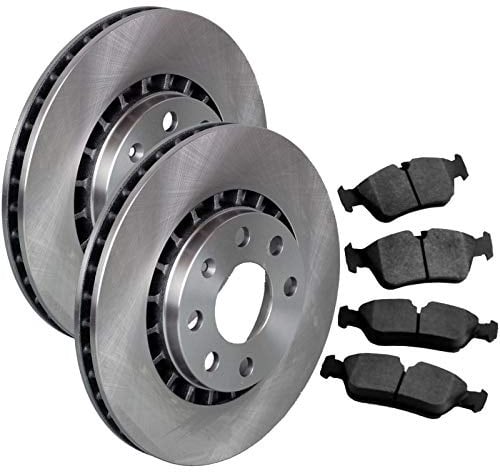 Bremsscheiben 288mm + Beläge vorne | 204788 + 224770 für Golf 5 6 Caddy Leon A3 8P