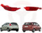 RICAMBYCAR Fanale Retronebbia, Fanalino Catadiottro Compatibile con Ford Fiesta 2008>2017 e CMAX dal 2015 in poi (Coppia)