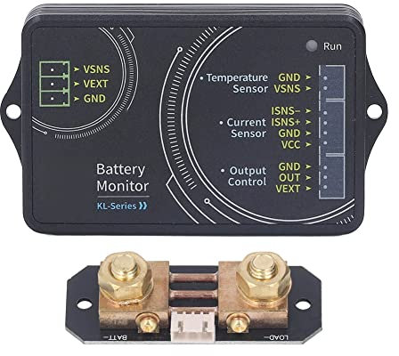 Monitor della batteria, tester della capacità della batteria Bluetooth, strumento di test 'amperometro del voltmetro 100A 0‑120V, multimetro della batteria wireless