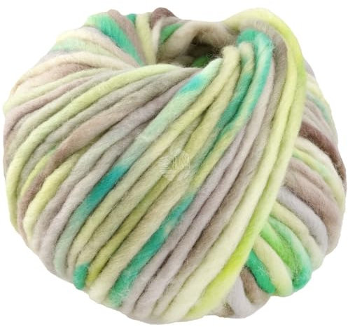 LANA GROSSA Confetti | Fingerdickes Merino-Dochtgarn mit Sprenkeldruck | Handstrickgarn aus 100% Schurwolle (Merino) | 100g Wolle zum Stricken & Häkeln | 50m Garn FB 11