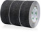 BOMEI PACK Nastro Antiscivolo Nero [50mm x 5m] - 5 Stelle Programma Vine, Adesivo per Scale, Pavimenti, Palestre - Alta Resistenza a Acqua e Usura`（3rolls）