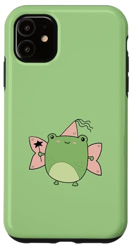 Hülle für iPhone 11 Kawaii Frosch Fee Fairycore Cottagecore Niedlicher Frosch