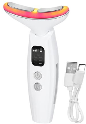 Masseur facial de peau - Rouleau de beauté électrique pour soins faciaux | Dispositif de serrage de la peau anti-rides, outil de massage rajeunissant, pour le visage, masseur vibrant compact