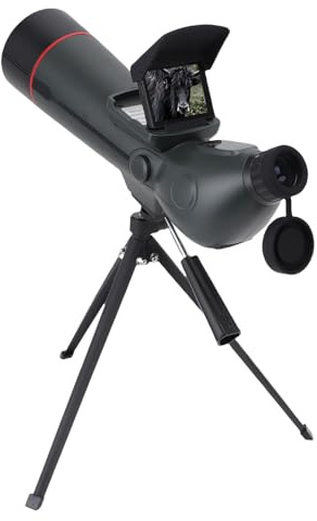 VBESTLIFE Spotting Scope, 4K 30MP Spotter -Umfang mit 18x ​​digitalem Zoom 350x Vergrößerung, Doppelte Bildschirmanzeige, für Astronomie, Vogelbeobachtung