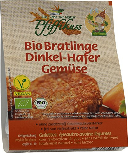 Pfiffikuss Bio Bratlinge Dinkel-Hafer-Gemüse 160g