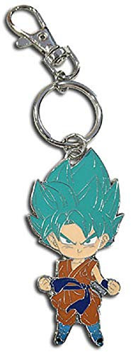 GE-48163 Dragon Ball Super: SD SSGSS Blue Goku Metall-Schlüsselanhänger
