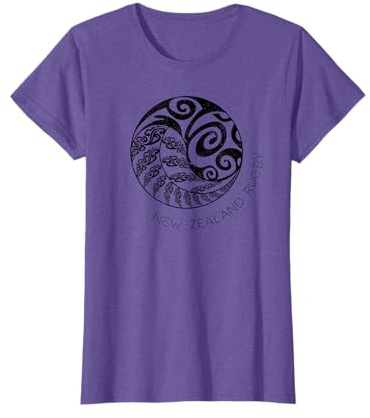 New Zealand Rugby - Maori Inspired Kiwi & Silver Fern T-Shirt