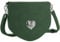 dressforfun 900650 Damen Trachten Handtasche mit Herz Motiv, Schicke Trachtenhandtasche in Wildlederoptik (Grün | Nr. 303262)