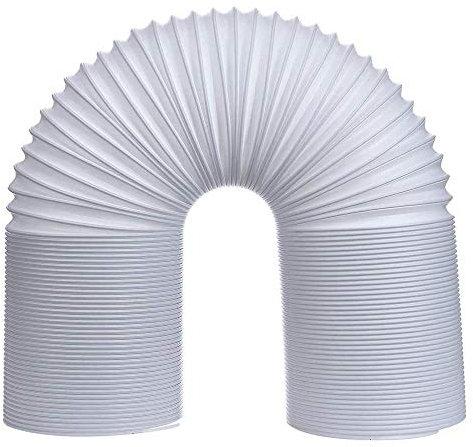 Tubo di scarico aria condizionata, PVC, Bianco, 13 cm x 2 m, 1 mm, 1 pezzo