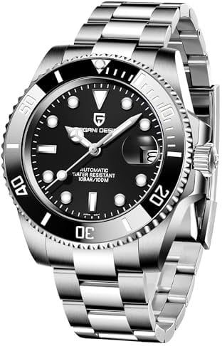 PAGRNE DESIGN - -Armbanduhr- PD-1661MM-B (Alles schwarz)