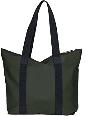 RAINS Tote Bag Rush Handtasche für Damen, 03 Grün, Einheitsgröße