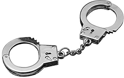 Schlüsselanhänger Elastisches Persönliche kreative Schlüsselanhänger mit Handschellen Charme Metal Schlüsselanhänger mit Handschellen Gänseblümchen Schlüsselanhänger (A, One Size)