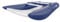 NOARD Schlauchboot | 330cm Länge | Blau/Grau | Aufblasbarer Boden für optimale Stabilität | Leicht & Einfach zu transportieren | Ideal für 4-5 Personen | Komplettset inkl. Zubehör