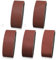 Sruhrak Nastro abrasivo 30 x 330 mm, 10 pezzi, per levigatura, lima, affilatura e rimozione della ruggine, ideale per legno