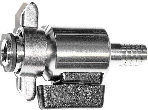 Grifo de Cerveza, Tirador de Cerveza con compensador - Recto, Acero Inoxidable