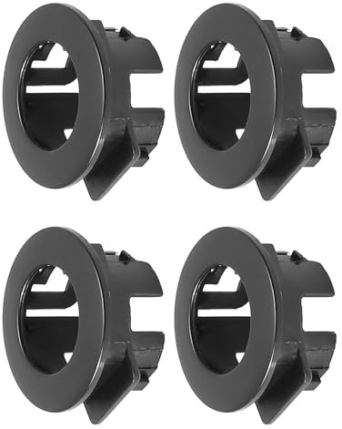 MACHSWON 4 Stück 89348-28100 Auto-Stoßstange PDC Parkassistent Sensor Retainer Halter Reverse Backup Parksensor Halterung Ersatz für To-yo-ta Schwarz