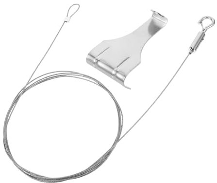 UKCOCO 1satz Edelstahl Bildaufhänger Mit Schwerem Aufhängedraht Hochleistungs-bilderrahmen Hängedraht Für Stabile Nutzung Kunstgalerien Und Zuhause