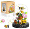 Lotvic Blumen Bausteine Set, Biene Blumen Micro Mini Baustein Set 588 Teile, Blumen Insekten klemmbausteine Bausteine, Künstliche Blumen Botanische Sammlung, Geschenke für Kinder und Erwachsene