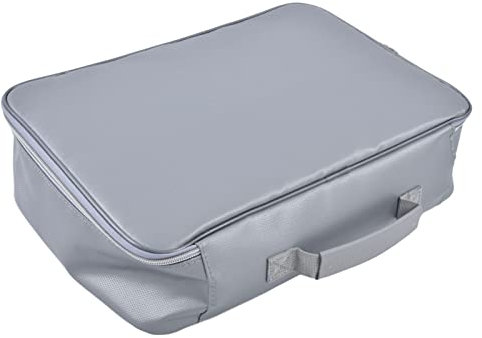 Feuerfeste Tasche, Große Kapazität, Feuerfeste Geldtasche, mit Schloss für Laptops, Juristische Dokumente, Zertifikate, Urkunden (Silver)
