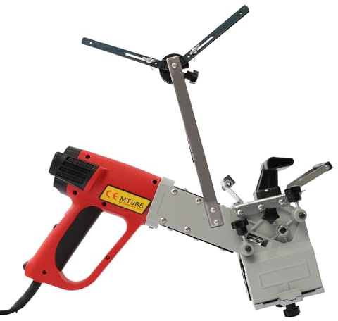 Encoladora de cantos portátil para carpintería de PVC portátil curva pequeña recta recortadora manual 220V/50Hz 2000W MT985