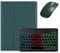 kaidisen Backlit keyboard for iPad mini 7th Gen (A17 Pro) 2024/ iPad Mini 6th Generation Keyboard Case with Mouse, Detachable Backlight Color Keyboard Case,Dark Green+Black
