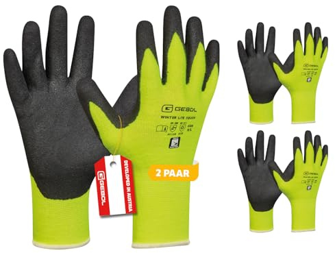 Gebol Winter Lite Touch Winterhandschuhe, 2 Paar, Gr. 10/XL, Touchscreen | hält die Hände warm bei Frost, sicherer Halt bei Nässe, angenehme Passform, auch für Spaziergang & Wandern, langlebig