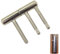 Eruceky Banda Atornillable, Bisagra Perno de Enroscar, Bisagras para Puerta Interior, Madera Interior Seguridad para Puertas De Madera Puertas Giratorias