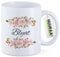 Huuraa Tasse Blyat russisch Blumen Geschenk 330ml Weiß Blyat Präsent