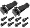 SOLUSTRE 10 Stück Auto Klimaanlagen Clips Auto Entlüftungsclips Auto Diffusor Entlüftungsclip Auto Entlüftungszubehör Auto Erfrischer Entlüftungsclips Auto Erfrischer Clips