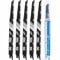 EffektWerk - Reciprocating Saw Blades for Wood - 5 Pieces - 9 / 230mm HCS Steel Sabre Sawblades for Wood & Plastic Cutting - 6 TPI