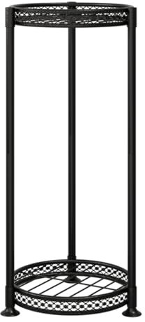 Bamworld 2 Tier Plant Stand Indoor Outdoor Metal Plant Stand for Multiple Plants Iron Plant Round Supports Rack for Garden Patio Living Room Corner Balcony