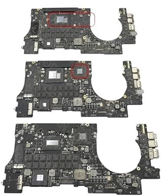 UEDBKCUJ Placa Base A1398, Compatible con MacBook, Pro Retina 15 A1398 Placa Lógica CPU I7 8 GB 16 GB 2012 2013 2014 2015 Años(Mid 2012 2.3 16GB)