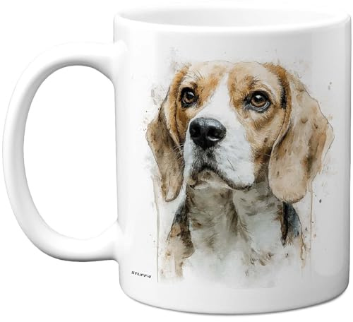 Stuff4 Dog Lover Gifts - Beagle Mug - Novelty Gifts for Friend Family from Relative Friend, Dog Owner Birthday Presents, Fun Bday Presents, 11oz Ceramic Dishwasher Safe Premium Mugs