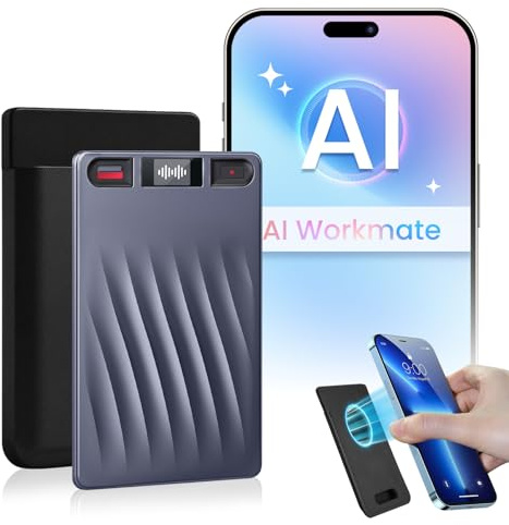 AI Voice Recorder, Professional Voice Activated Recorder with AI Transcription & Summarize, 64GB Storage, 30H Battery, Noise Cancellation and AI Note Taker for Meetings and Interviews & calls