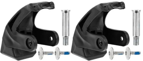PACKOVE Bremsbeläge mit Innovativem Design für Inline Skates und Rollschuhe 2 Stück und Hoher Langlebigkeit aus Gummi Universeller Bremseinsatz fürs Indoor und Outdoor Skaten