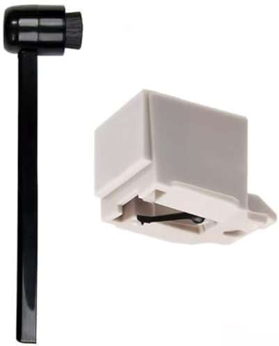 Stylus Replacement for ATLP60 Series Turntables + Cleaning Brush for AudioTechnica Cartridge Models AT3600/AT3650 (1PCS)