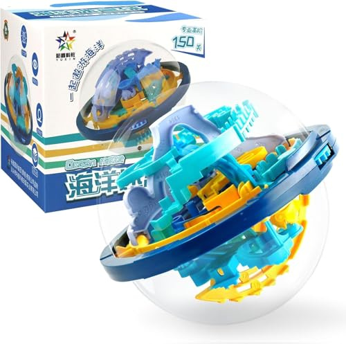 3D Maze Labyrinth Kugel 3D Puzzle Ball mit 150 Level