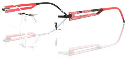 switch it Garnitur Combi 2363 Wechselbügel Montur in der Farbe Style rot, Druck rosa-schwarz