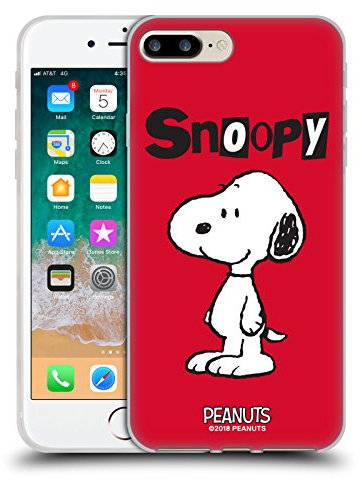 Head Case Designs Licenza Ufficiale Peanuts Snoopy Personaggi Custodia Cover in Morbido Gel Compatibile con Apple iPhone 7 Plus/iPhone 8 Plus